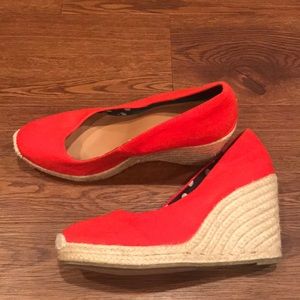 Red Merona Wedges